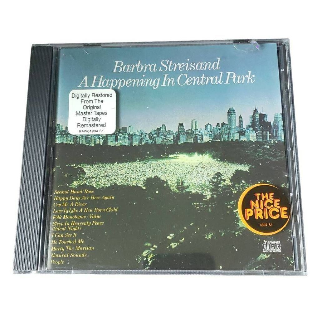 Barbara Streisand A Happening in Central Park CD‎